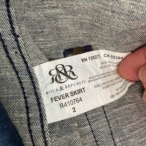 Rock and Republic size 2 mini skirt. Never been worn